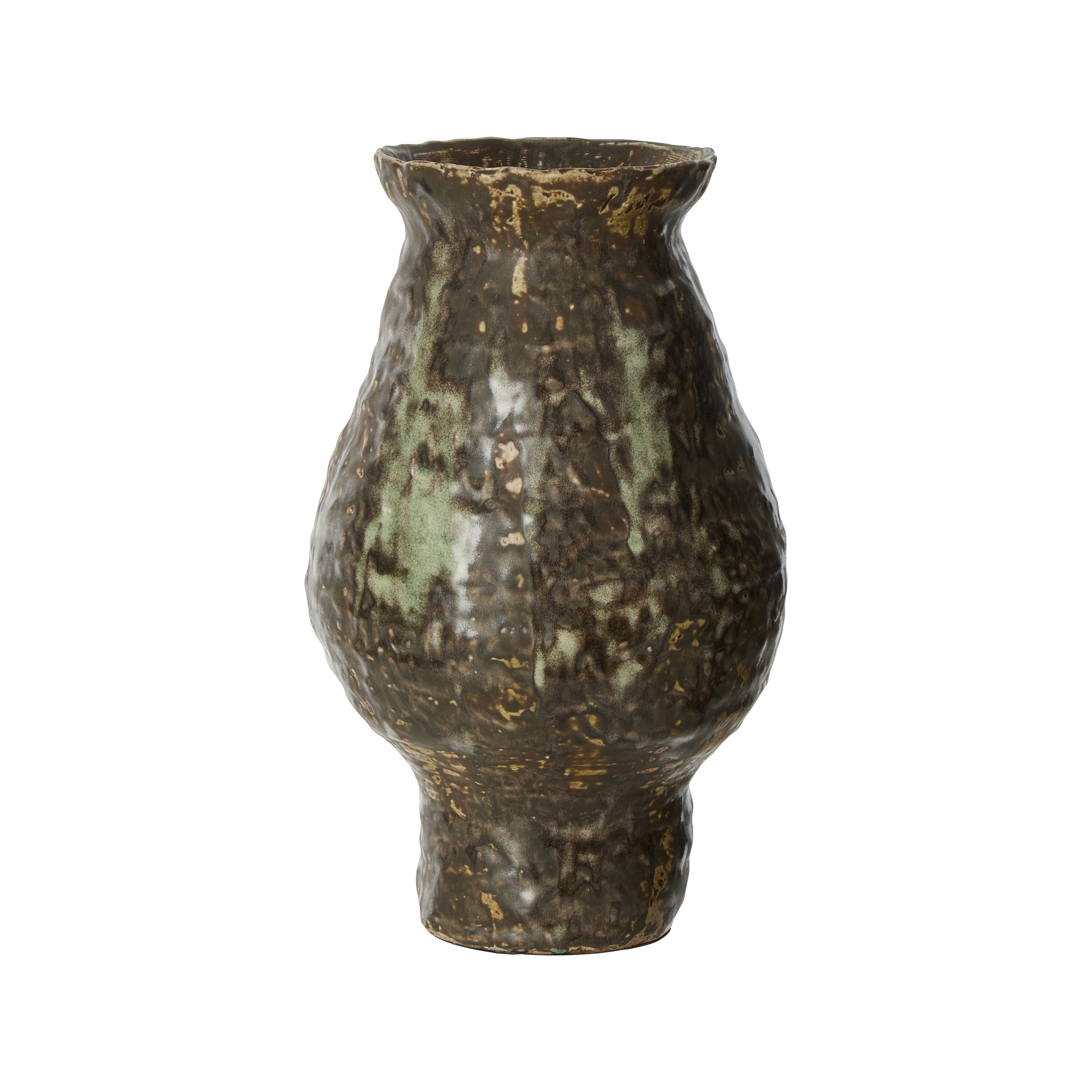 Grand Designs Arbor Tall Vase Brown & Green