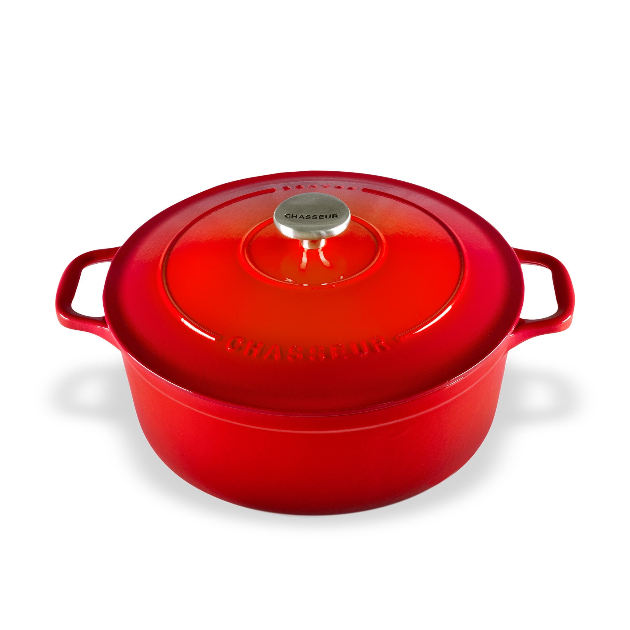 Chasseur Round French Oven - Inferno Red
