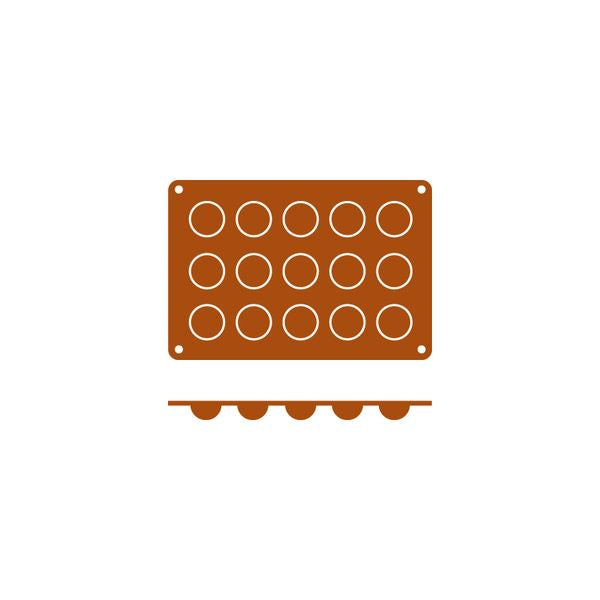 Frenti Silicone Mould - Bola 15 Cup
