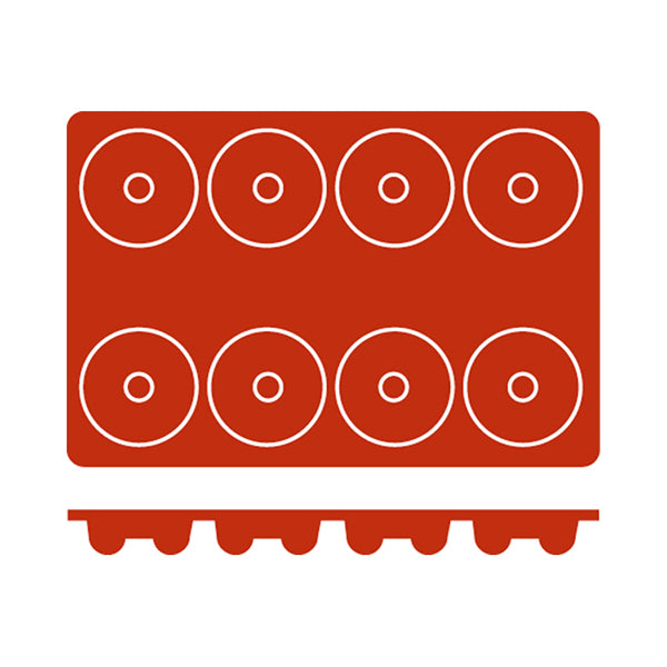 Frenti Silicone Mould - Savarin 8 Cup
