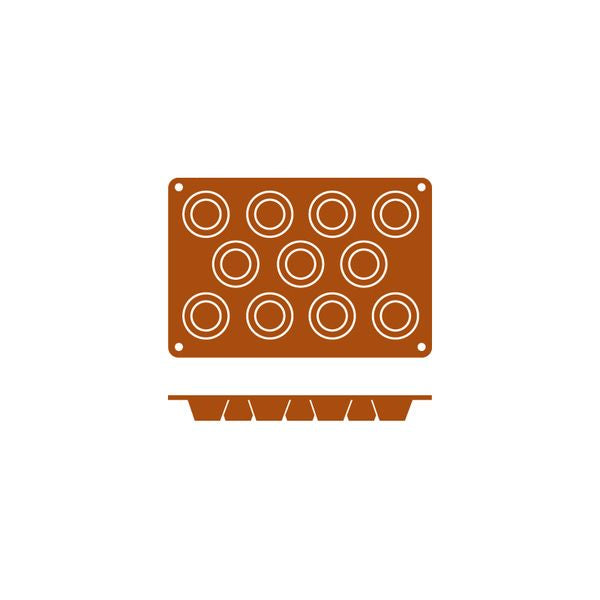 Frenti Silicone Mould - Muffin 11 Cup