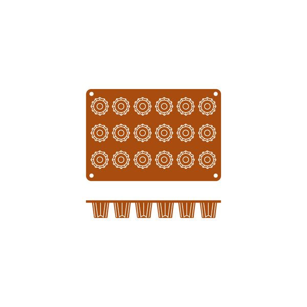 Frenti Silicone Mould - Bordelais 18 Cup