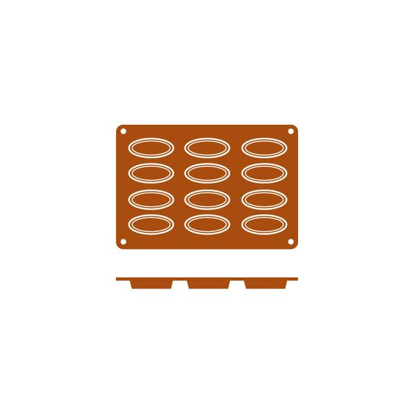 Frenti Silicone Mould - Barqueta 12 Cup