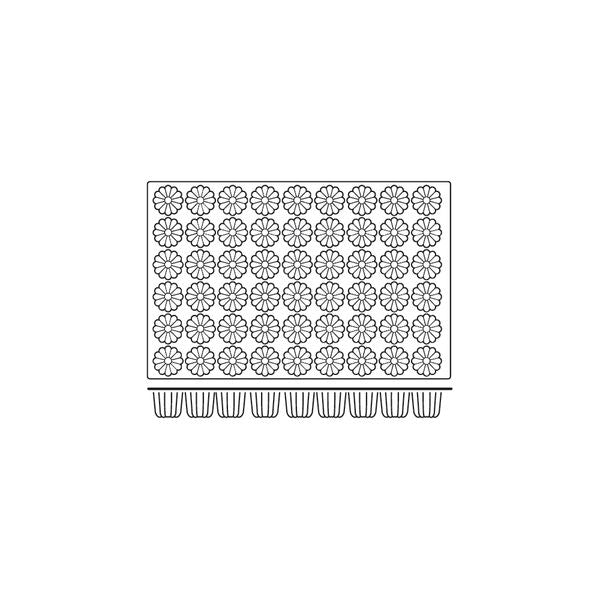 Frenti Silicone Mould - Canneles 54 Cup (56x50mm 80ml)