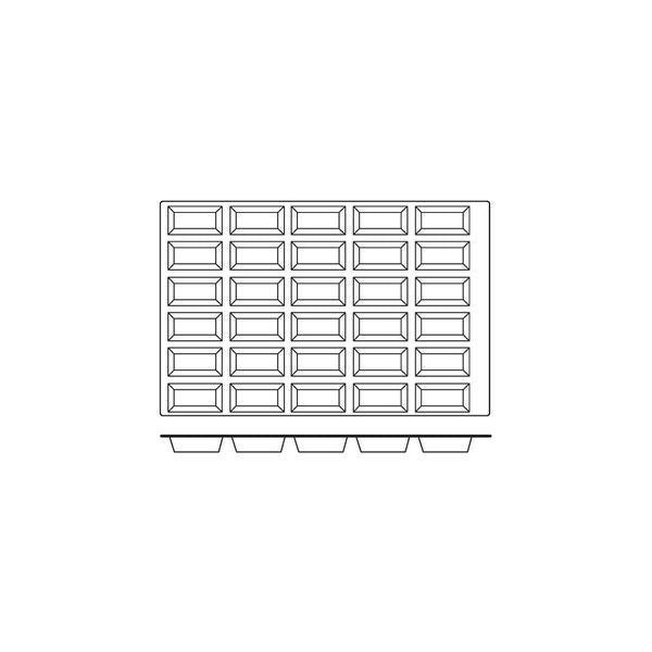 Frenti Silicone Mould - Mini Cake 30 Cup (99x49x30mm 110ml)