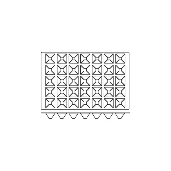 Frenti Silicone Mould - Pyramid 35 Cup (65x65x35mm 61ml)