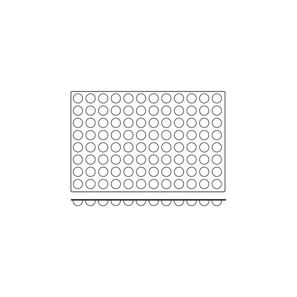 Frenti Silicone Mould - Mini Half Sphere 96 Cup (35x17.5mm 11ml)
