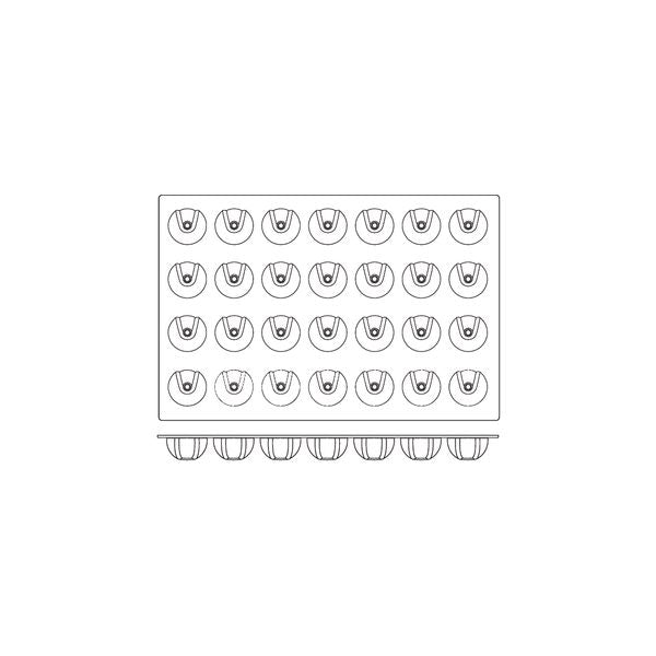 Frenti Silicone Mould - Ecypse 28 Cup (70x37mm 100ml)