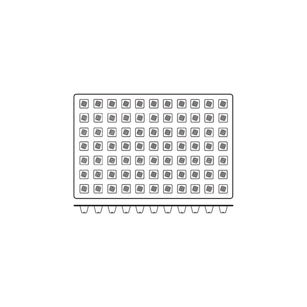 Frenti Silicone Mould - Mini Pyramid 77 Cup (28x28x25mm 11ml)
