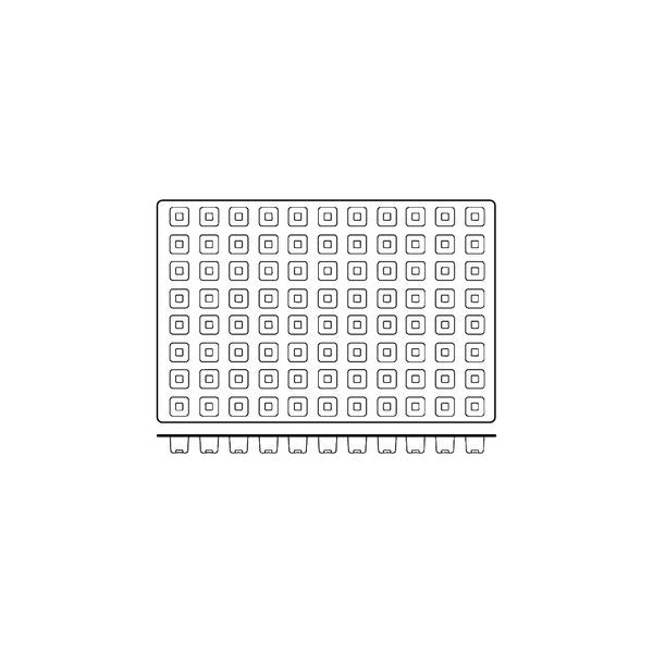 Frenti Silicone Mould - Mini Cube 88 Cup (25x25x24mm 12ml)