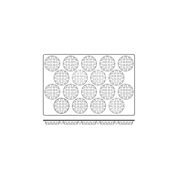Frenti Silicone Mould - Waffle 18 Cup (90x24mm 107ml)