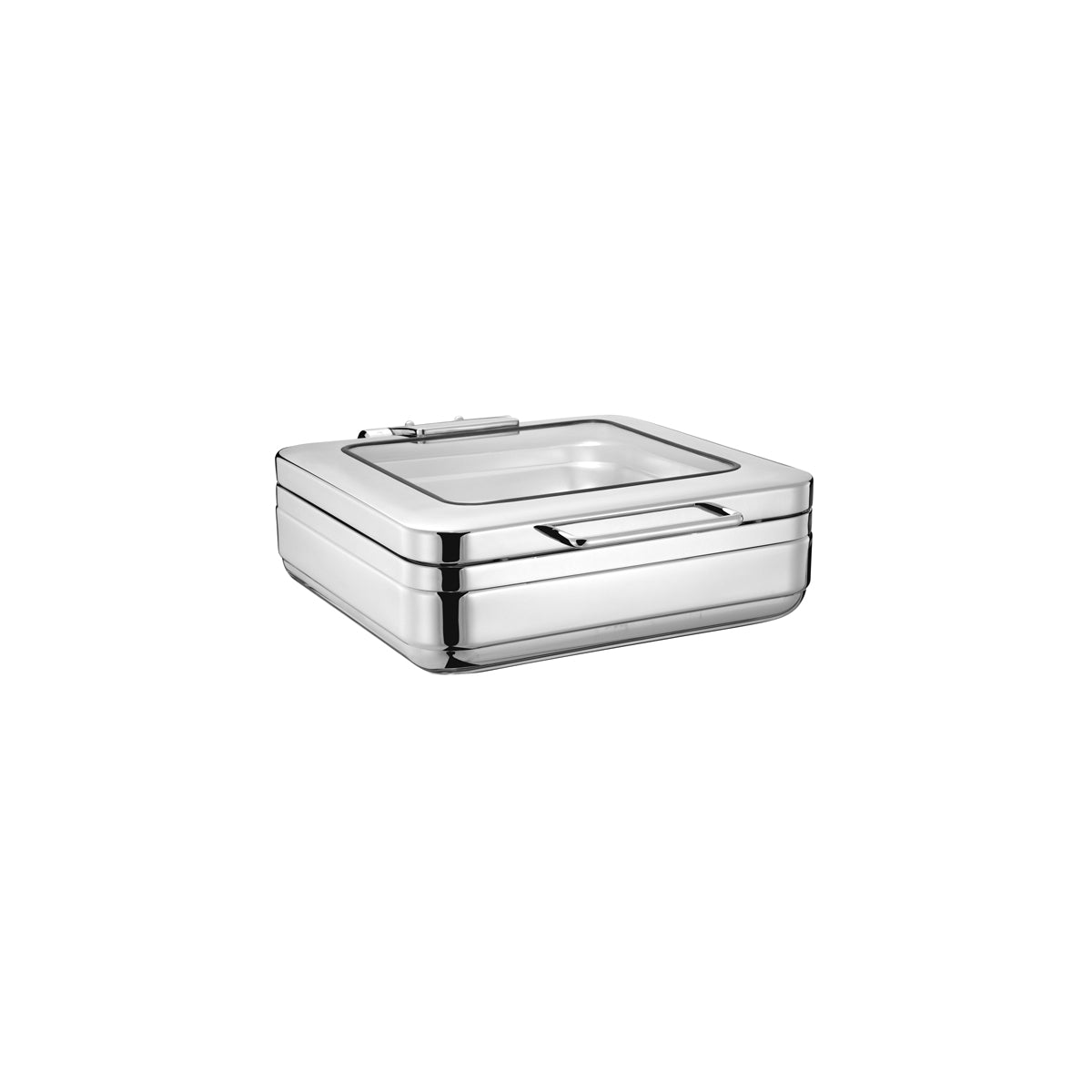 Chef Inox Induction Chafer Rectangular Stainless Steel 2/3 GN with Glass Lid