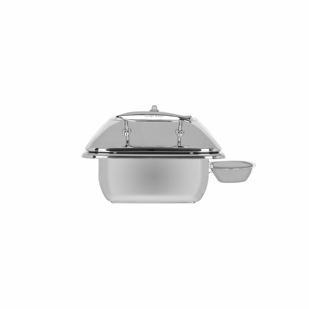 Chef Inox Deluxe Chafer Rectangular 1/2 GN with Glass Lid & Side Dish