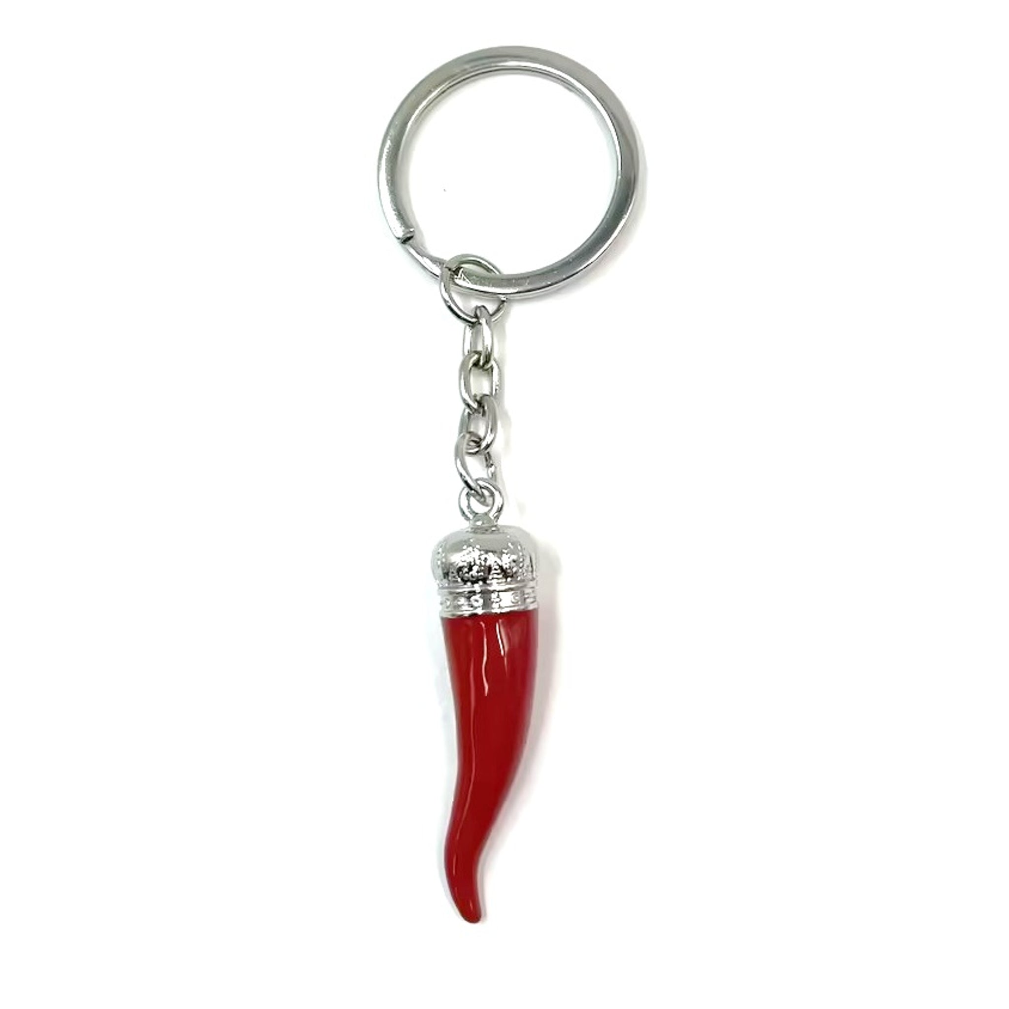 Vogue 55.2mm Zinc Alloy Red Corni Chilli Key Ring