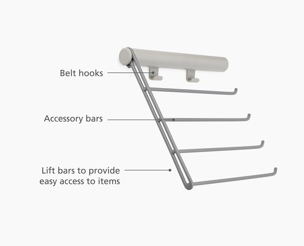 Joseph Joseph Orderly Belt, Tie & Scarf Hanging Rail