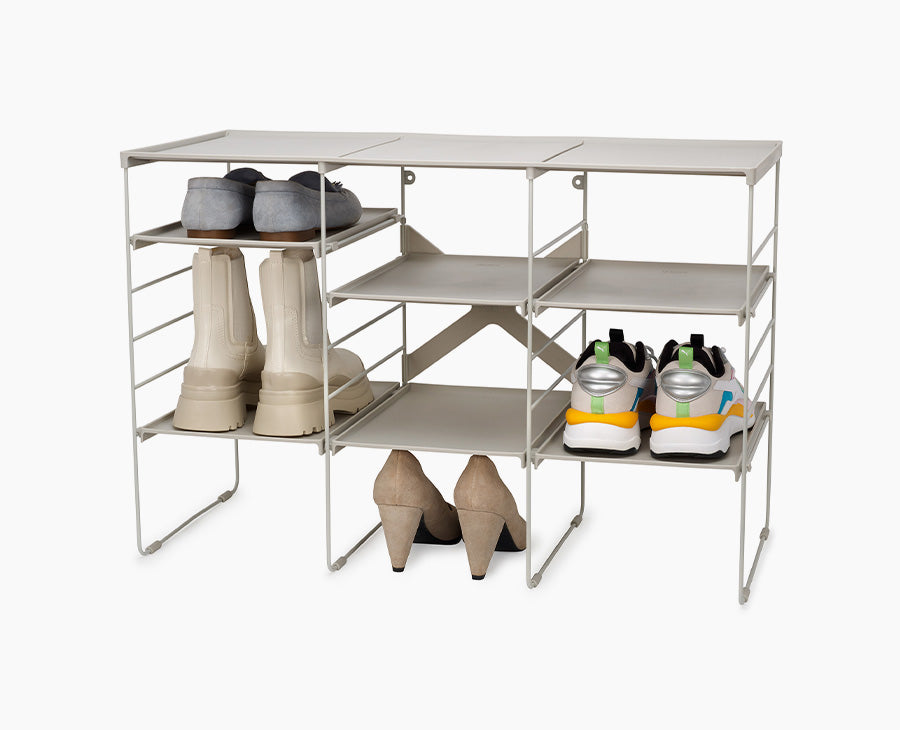 Joseph Joseph Level Plus Adjustable Shoe Rack - Stores 12 Pairs