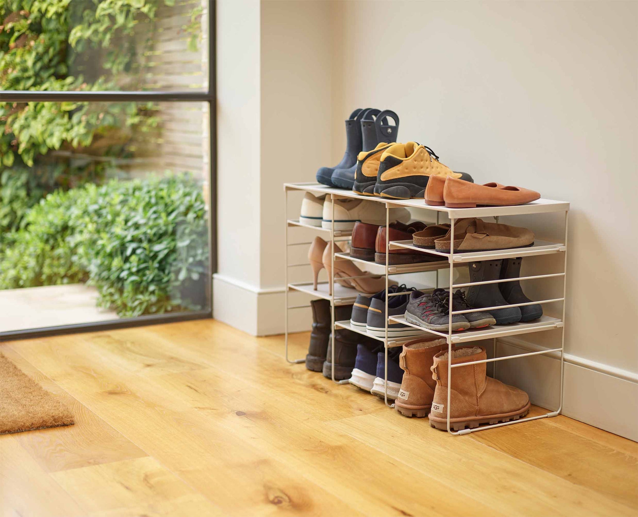 Joseph Joseph Level Plus Adjustable Shoe Rack - Stores 12 Pairs
