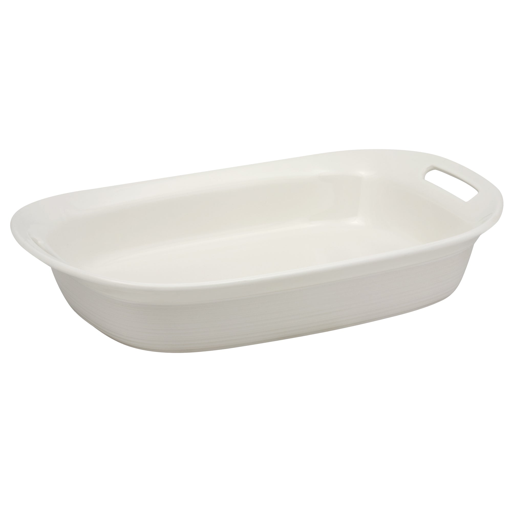 Corningware Etch White Oblong Baking Dish (2.85L)
