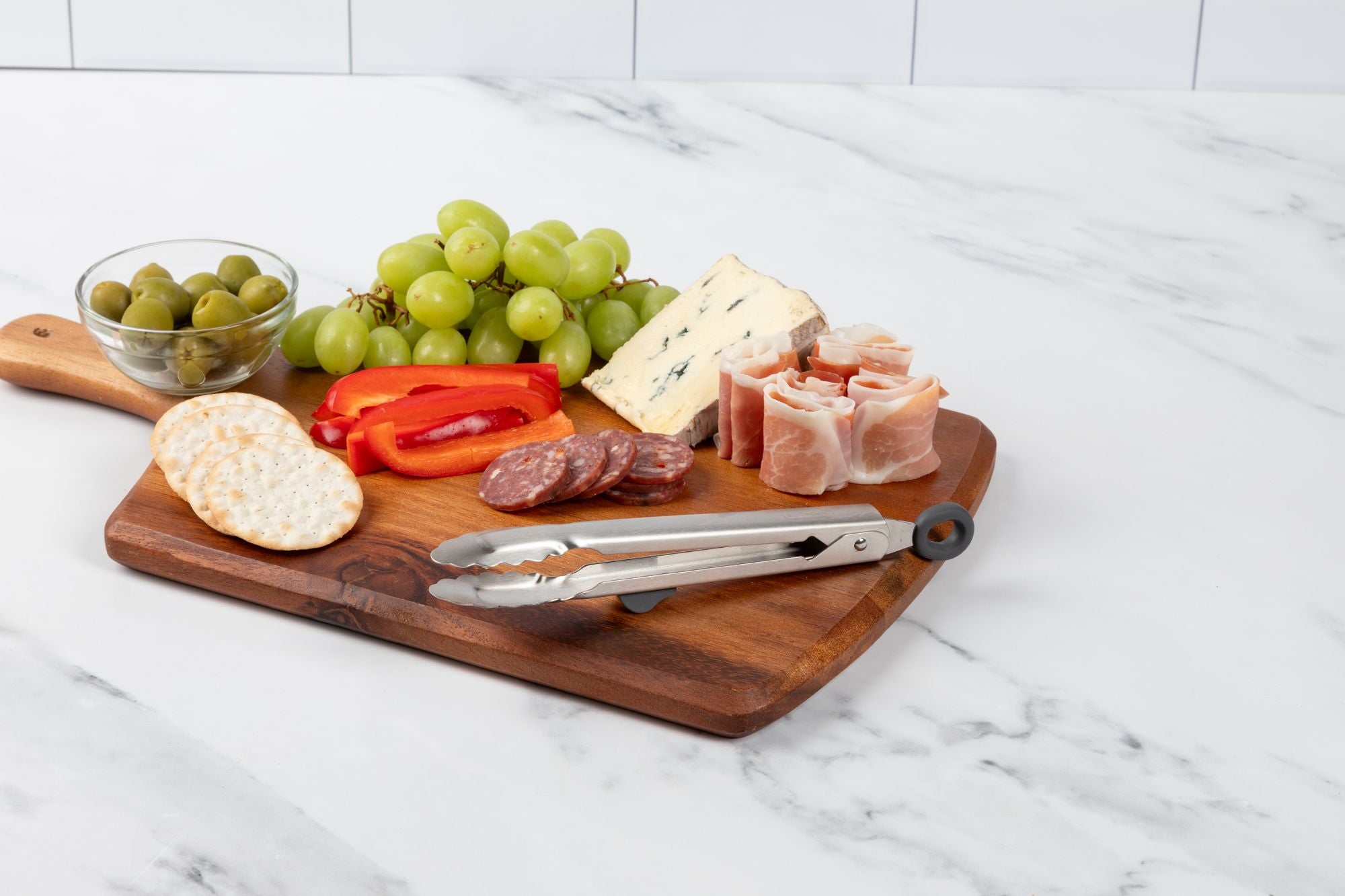 Progressive Mini Heads-Up Stainless Steel Tongs