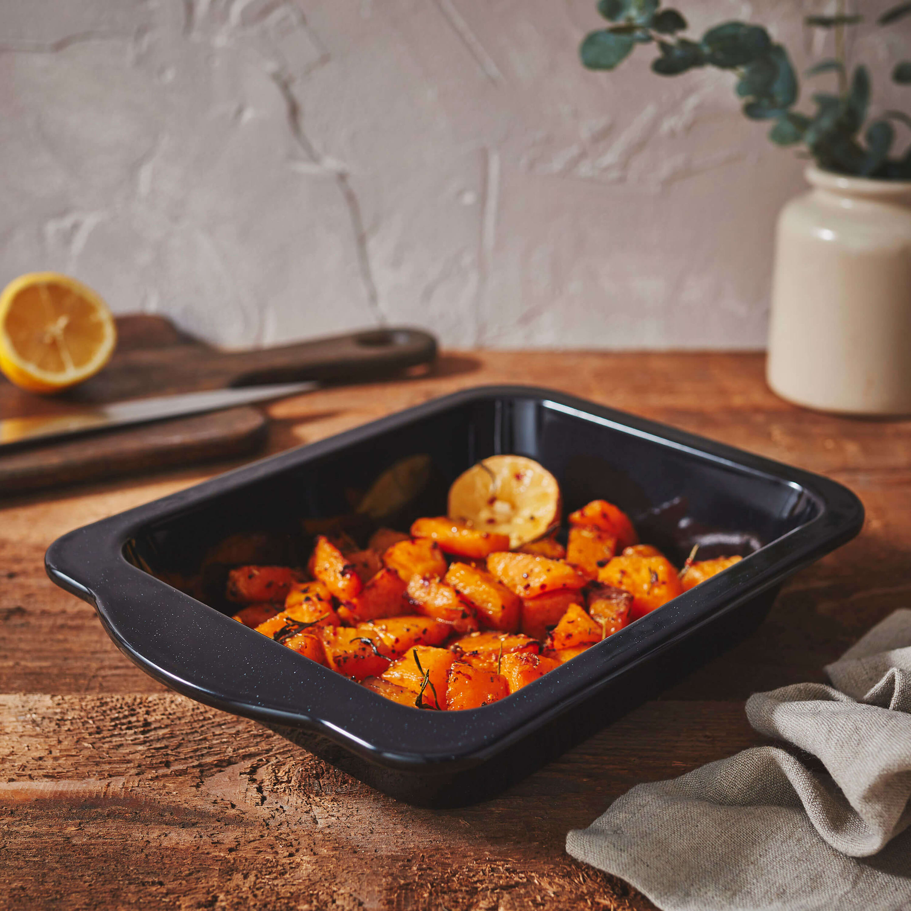 Wham Enamel Handled Roaster 22cm