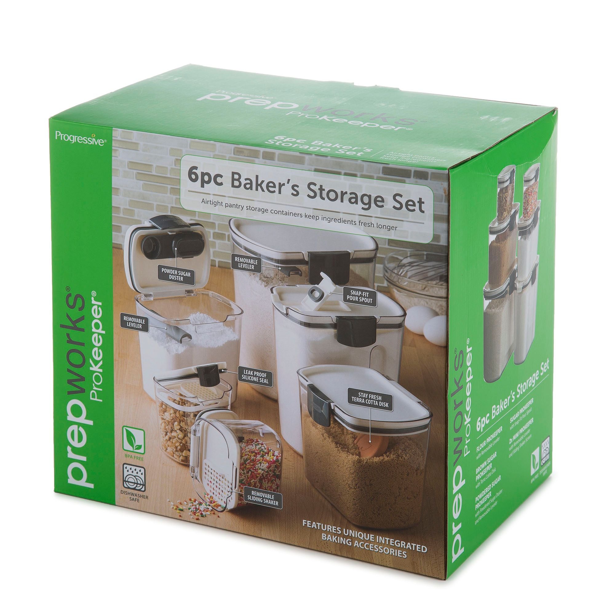 Progressive ProKeeper Bakers Storage Set - 6pc