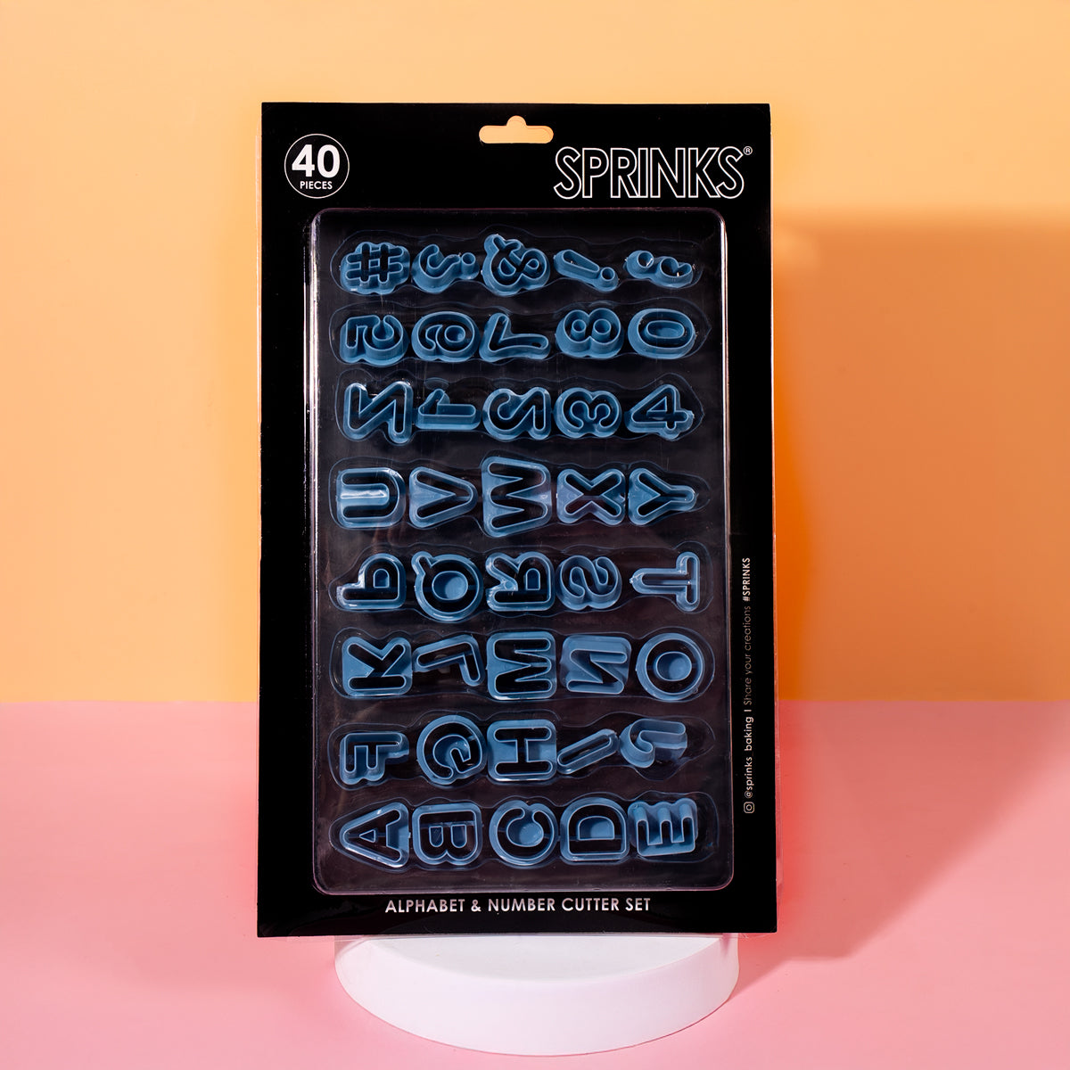 Sprinks Alphabet & Number Cutter Set 40 Piece