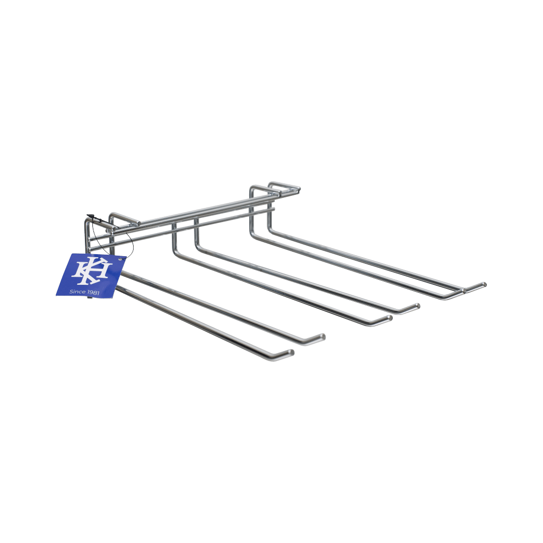 KH Probar Glass Hanger Triple Row Chrome Plated 270 x 225 x 58mm