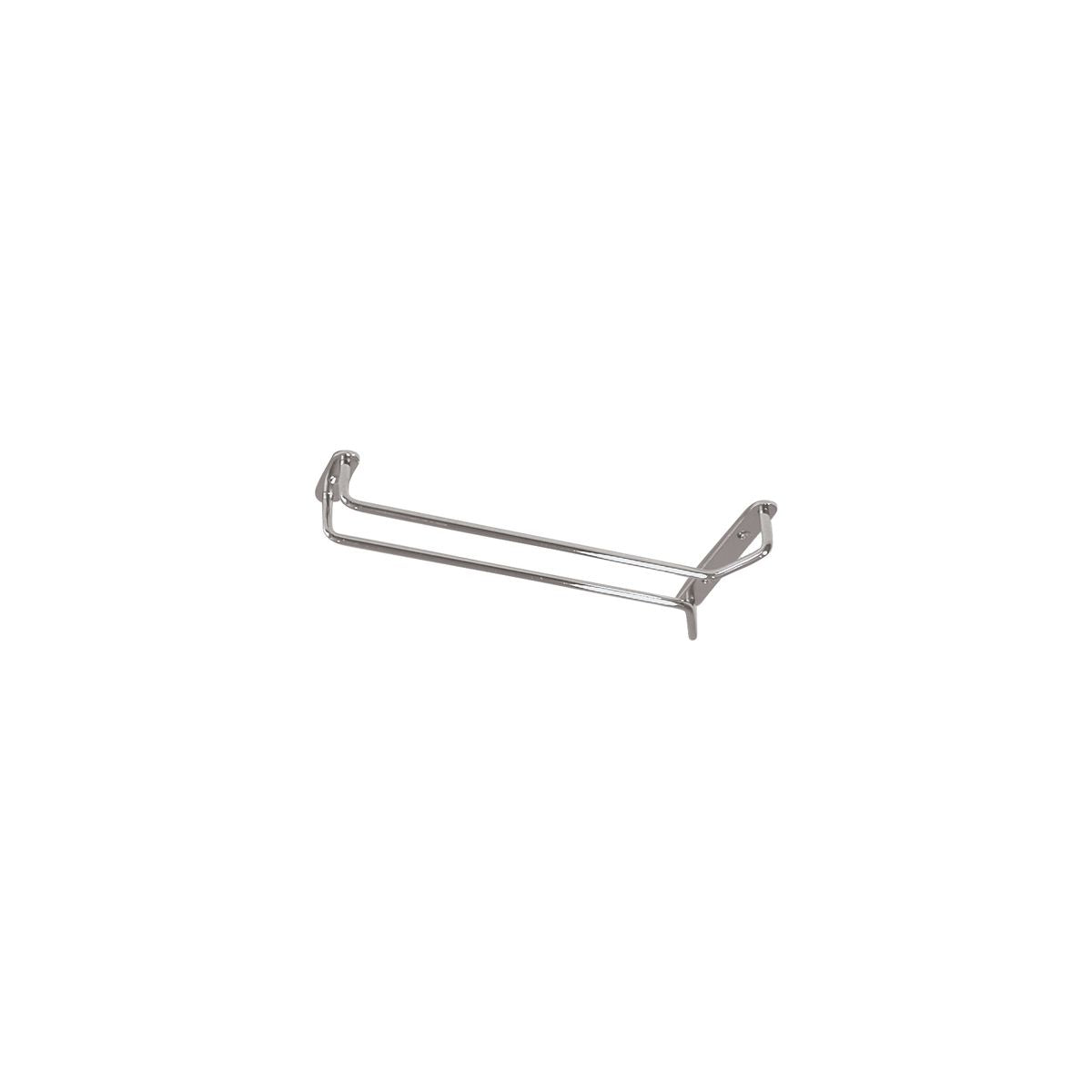 Trenton Glass Hanger - Single Row (250mm - Chrome)