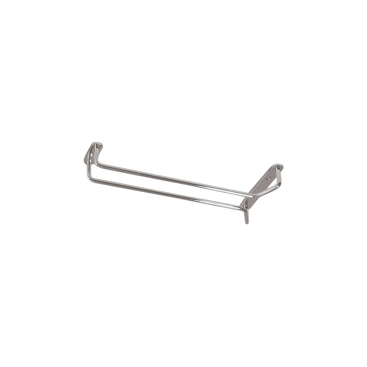 Trenton Glass Hanger - Single Row (400mm - Chrome)
