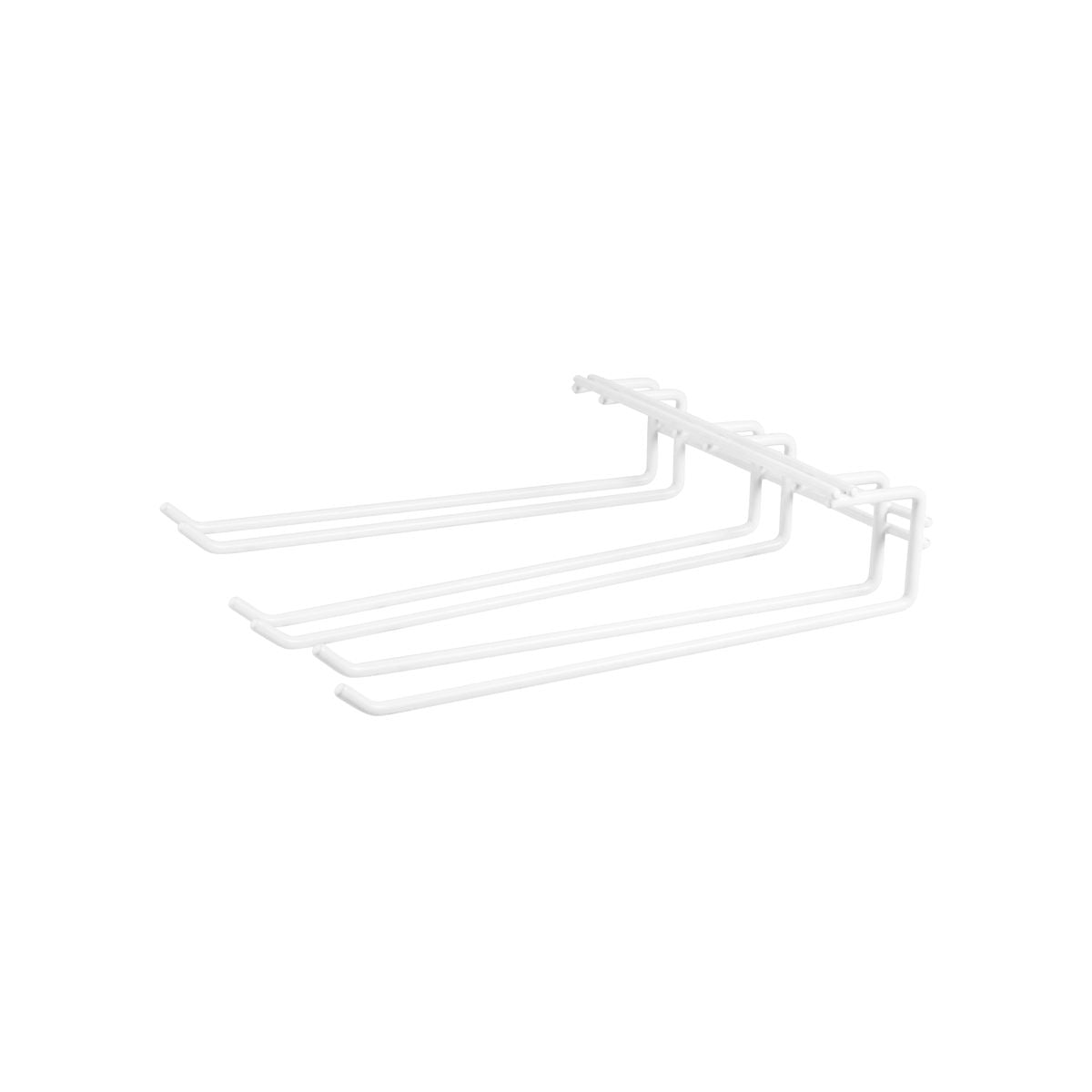 Trenton Glass Hanger - Triple Row (270x220mm - White)