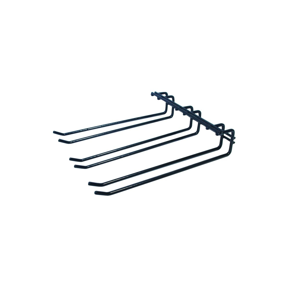 Trenton Glass Hanger - Triple Row (270x220mm - Black)