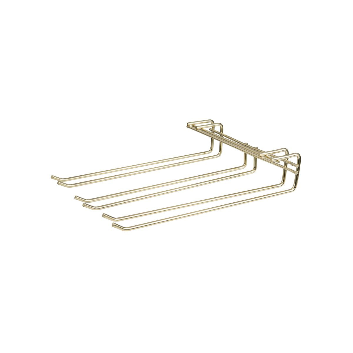 Trenton Glass Hanger - Triple Row (270x220mm - Brass)