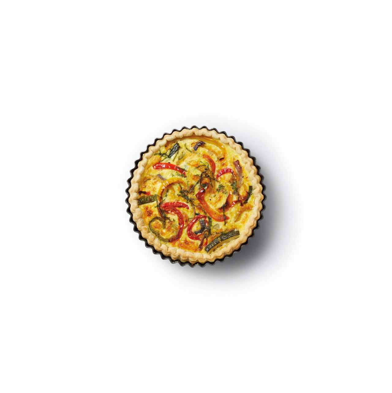 MasterCraft Non Stick Fluted Loose Base Quiche Tin 20cm