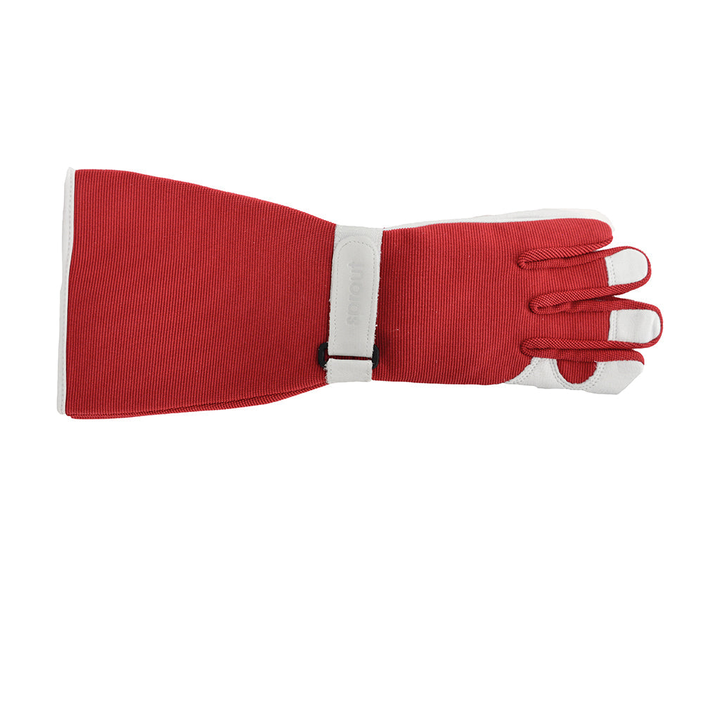Annabel Trends Sprout Long Sleeve Garden Gloves Coral