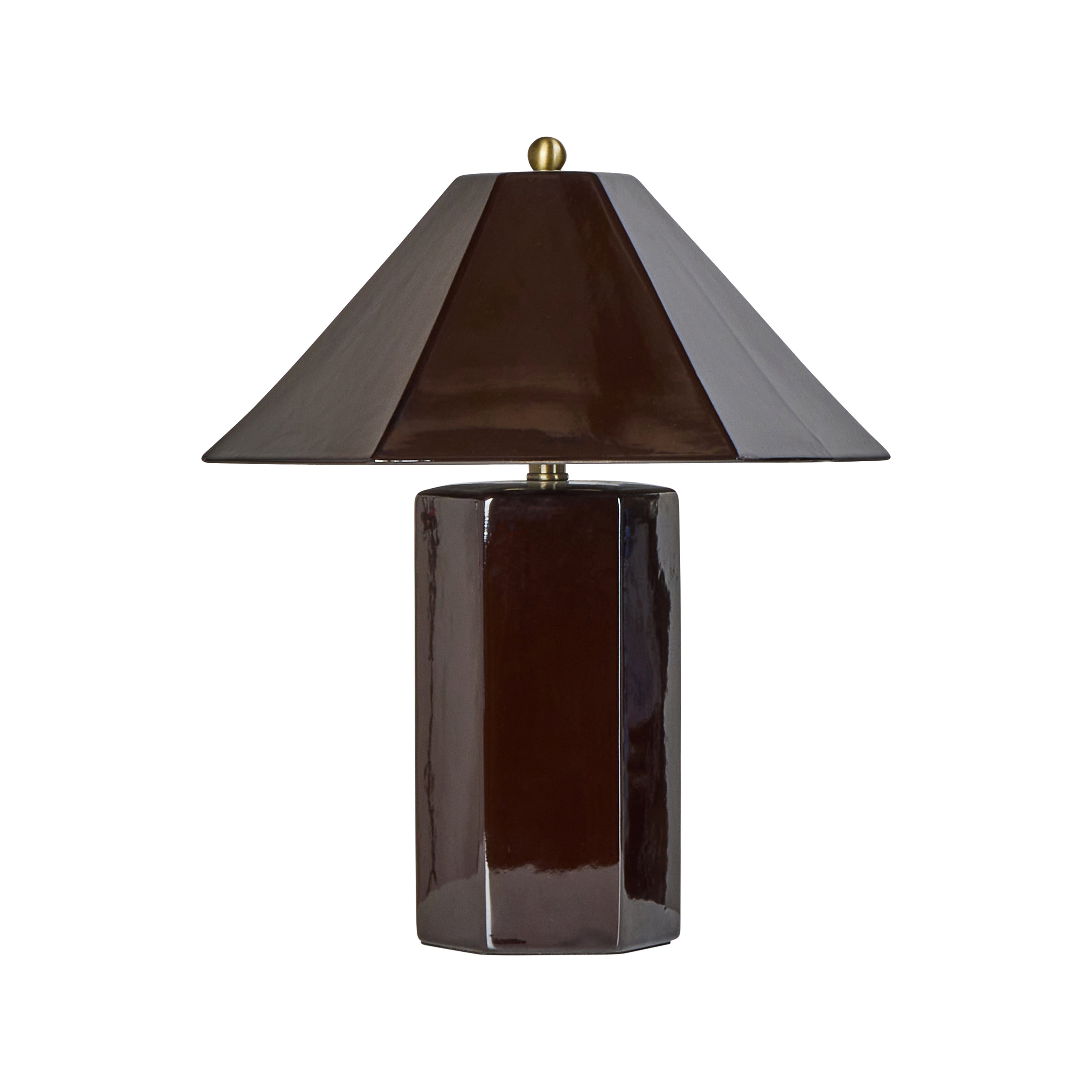 Amalfi Kairo Table Lamp Brown