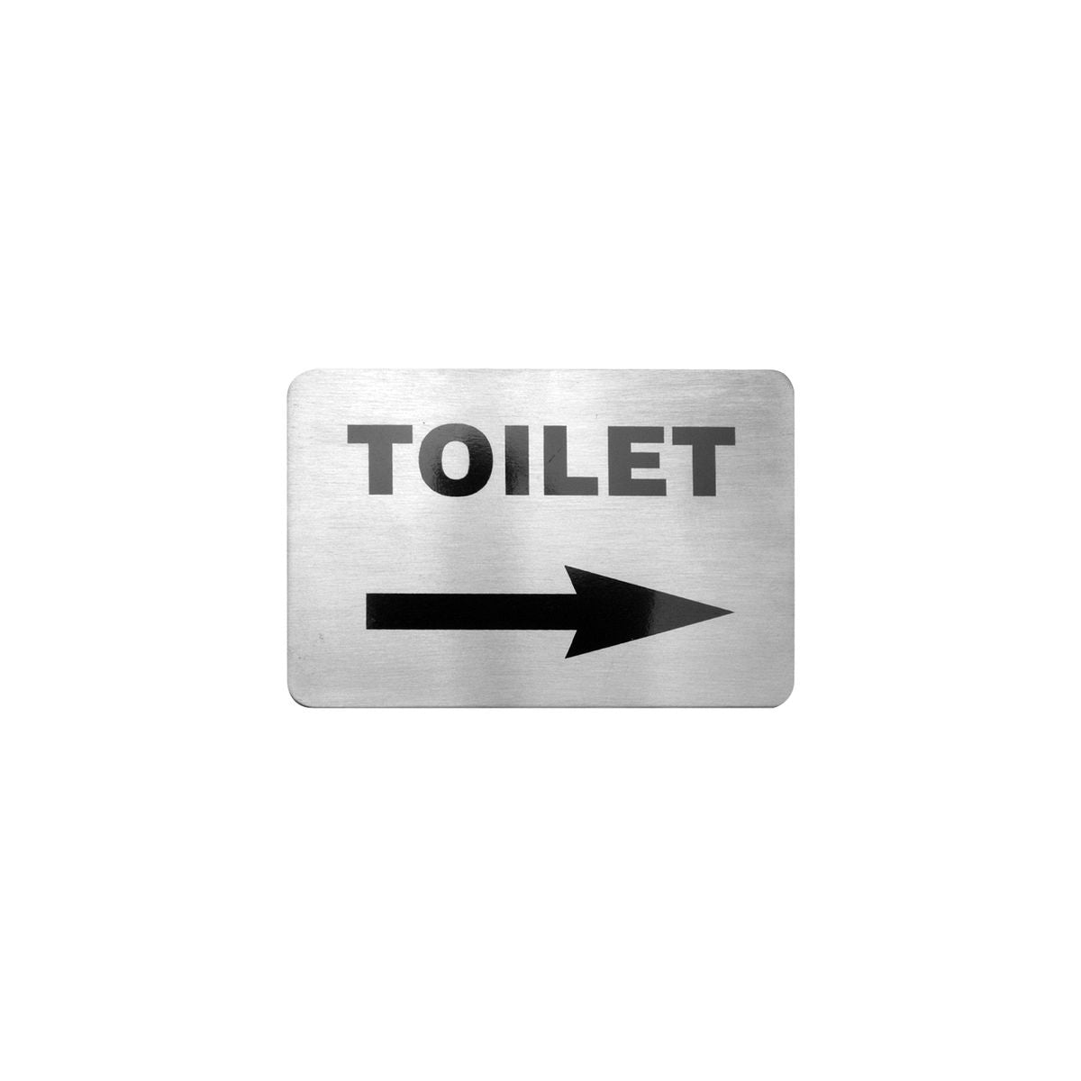Trenton Toilet Right Arrow Wall Sign