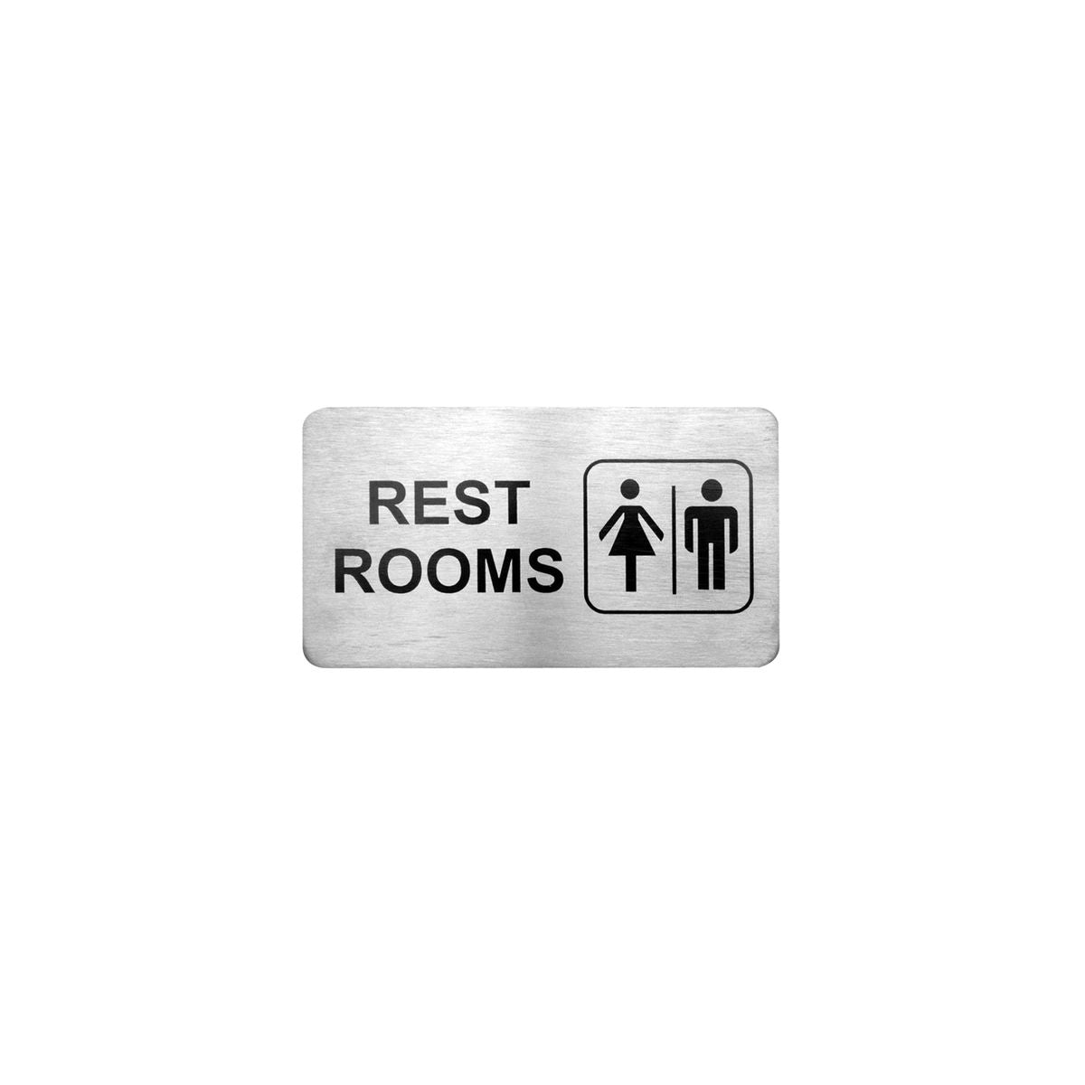 Trenton Restrooms Wall Sign