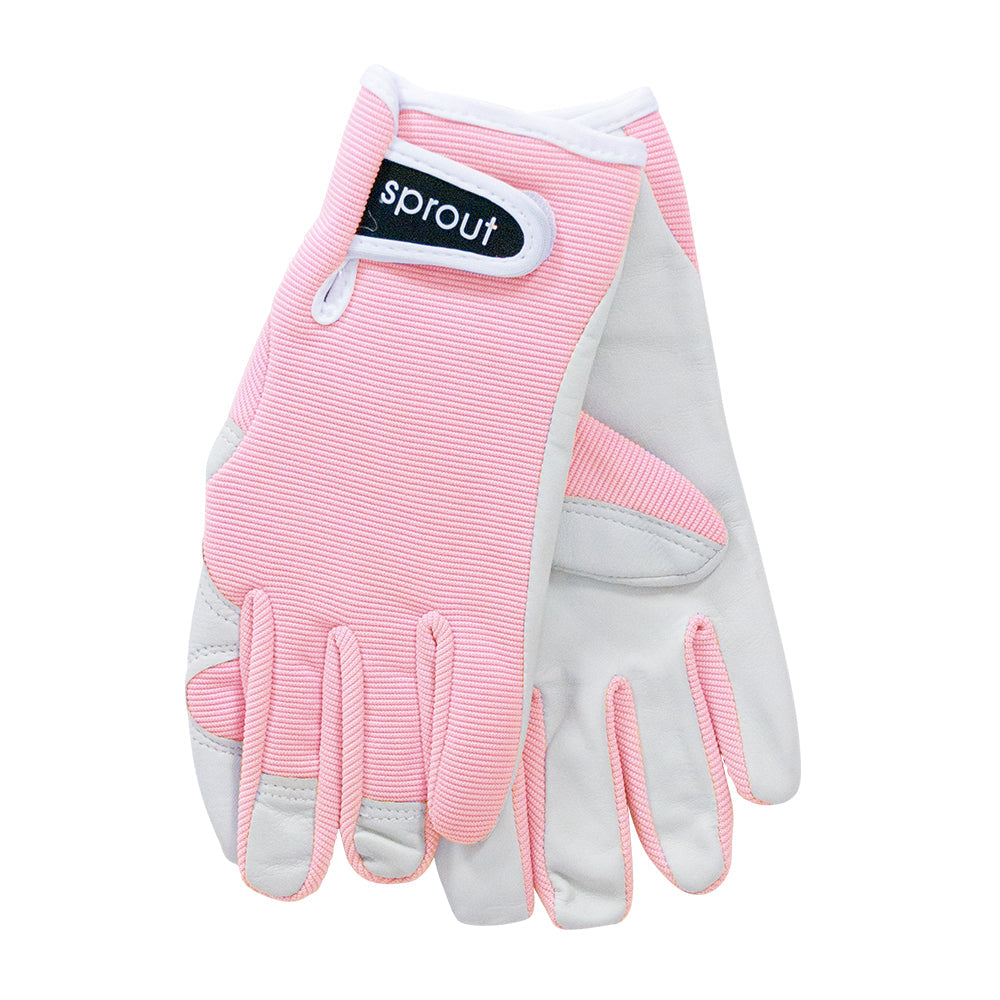 Annabel Trends Sprout Goatskin Gloves Crystal Pink
