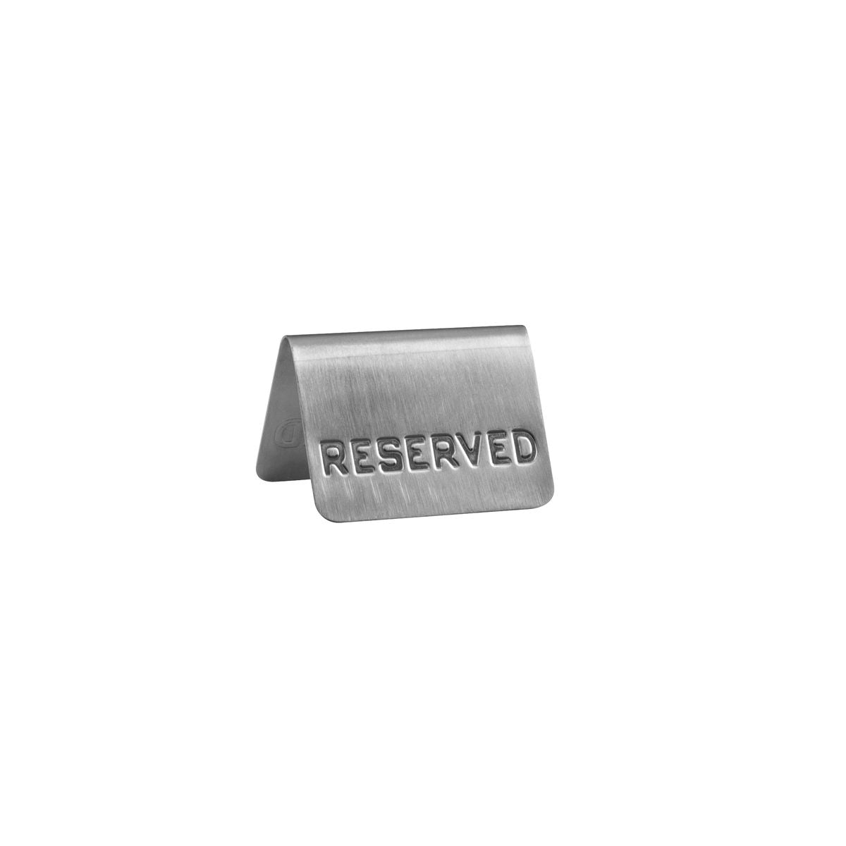 Trenton Reserved A-Frame Table Sign (75x50mm - Silver)