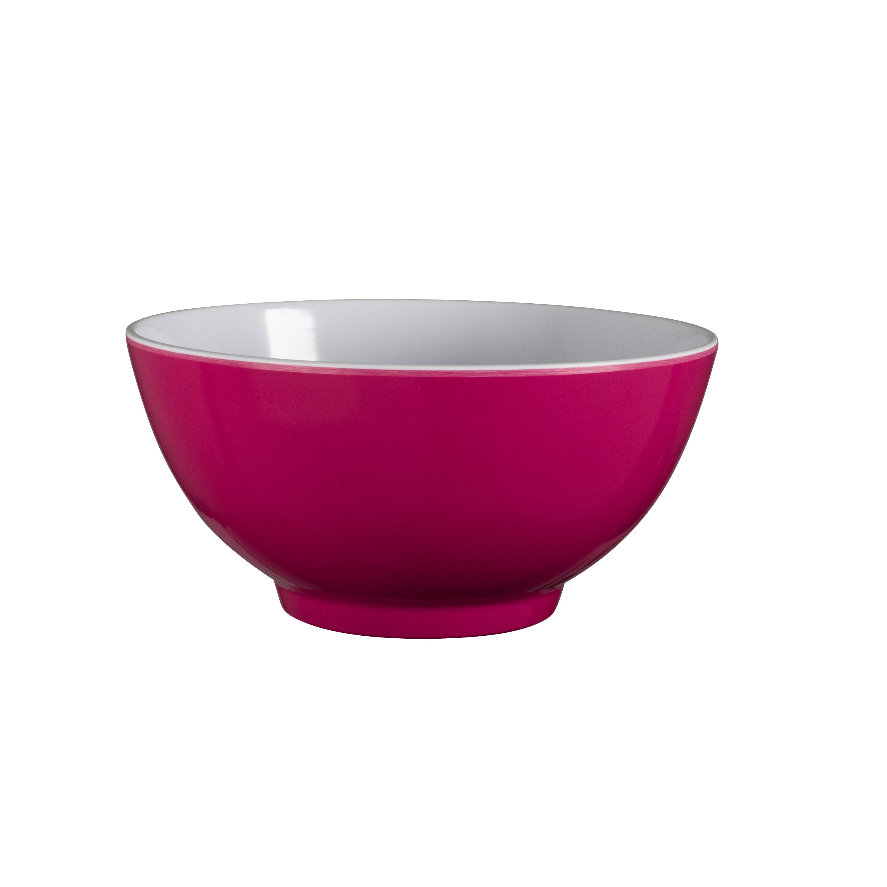 Serroni Two-Tone Melamine Bowl 15cm - Fuchsia Pink