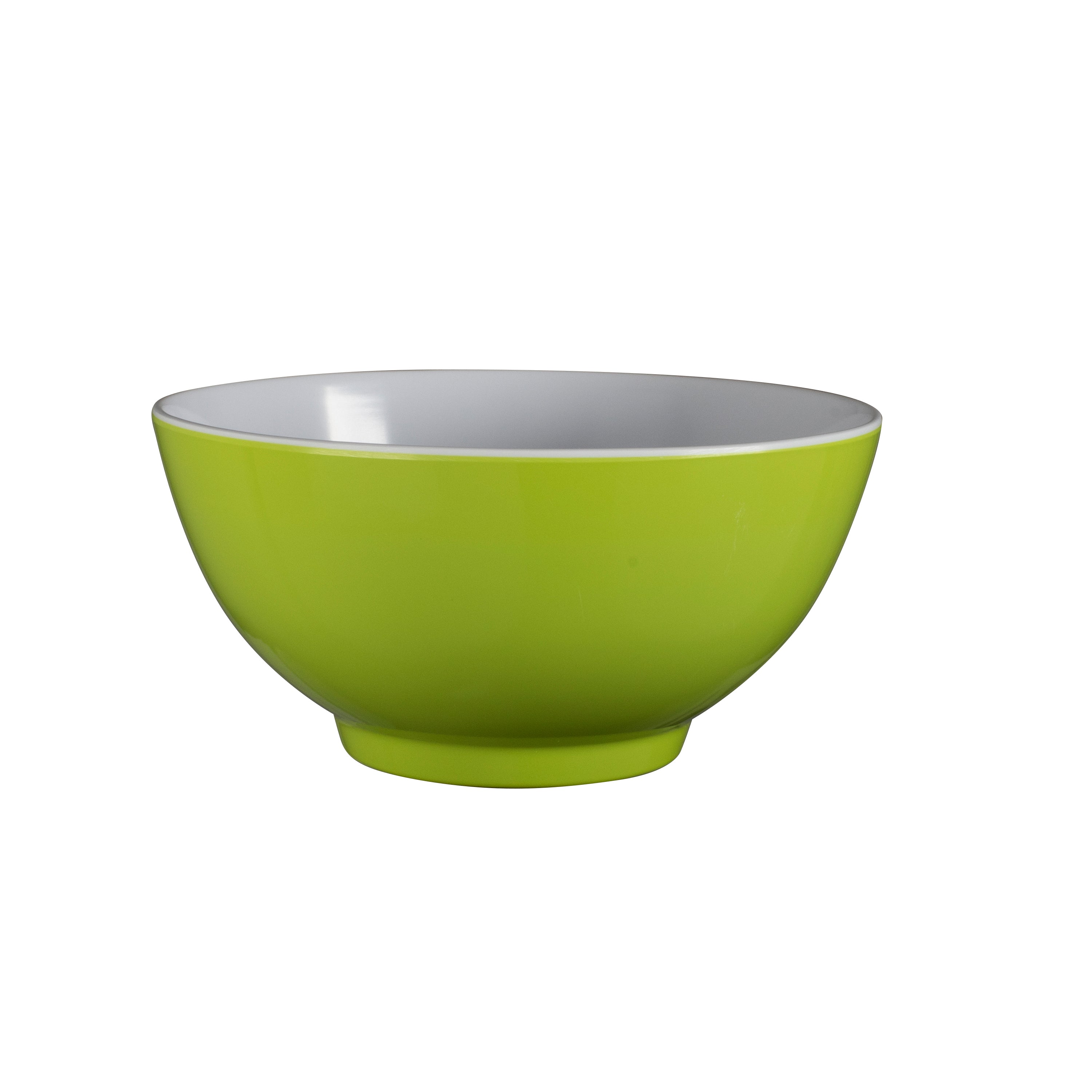Serroni Two-Tone Melamine Bowl 15cm - Lime Green