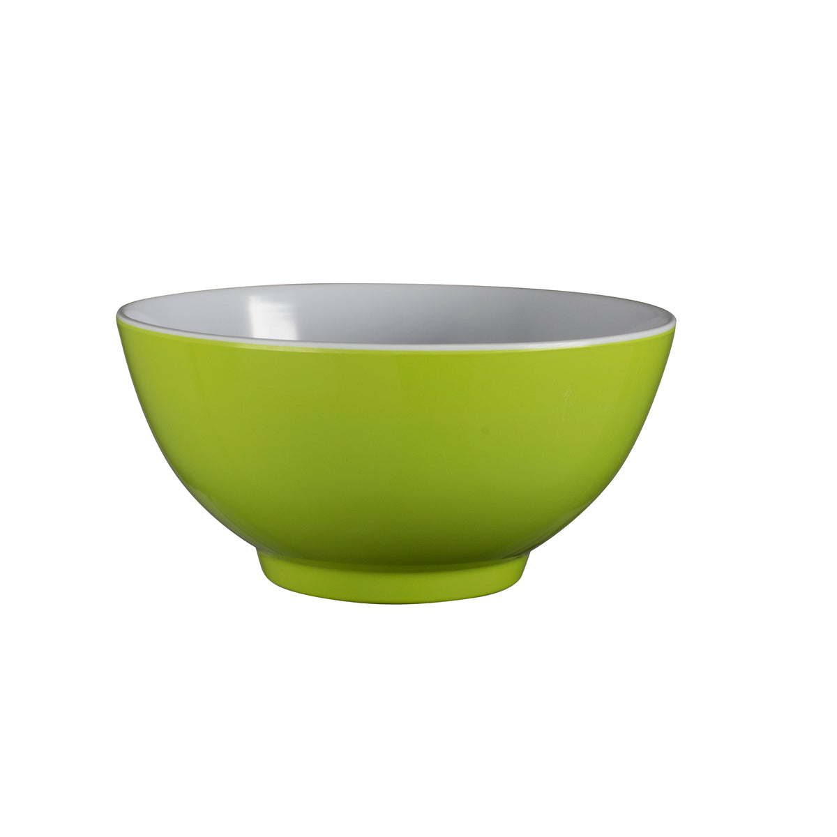 Serroni Two-Tone Melamine Bowl 15cm - Lime Green