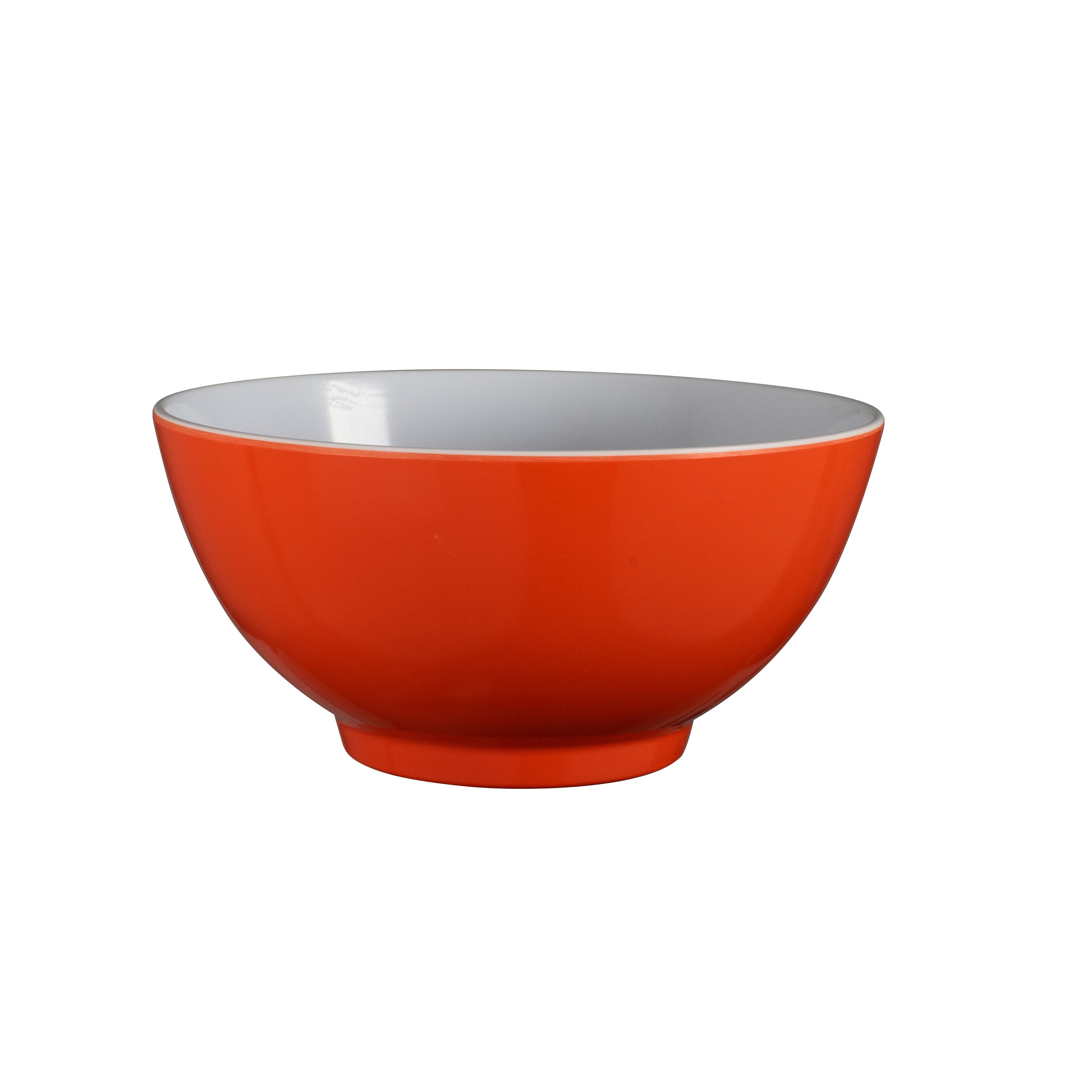 Serroni Two-Tone Melamine Bowl 15cm - Orange