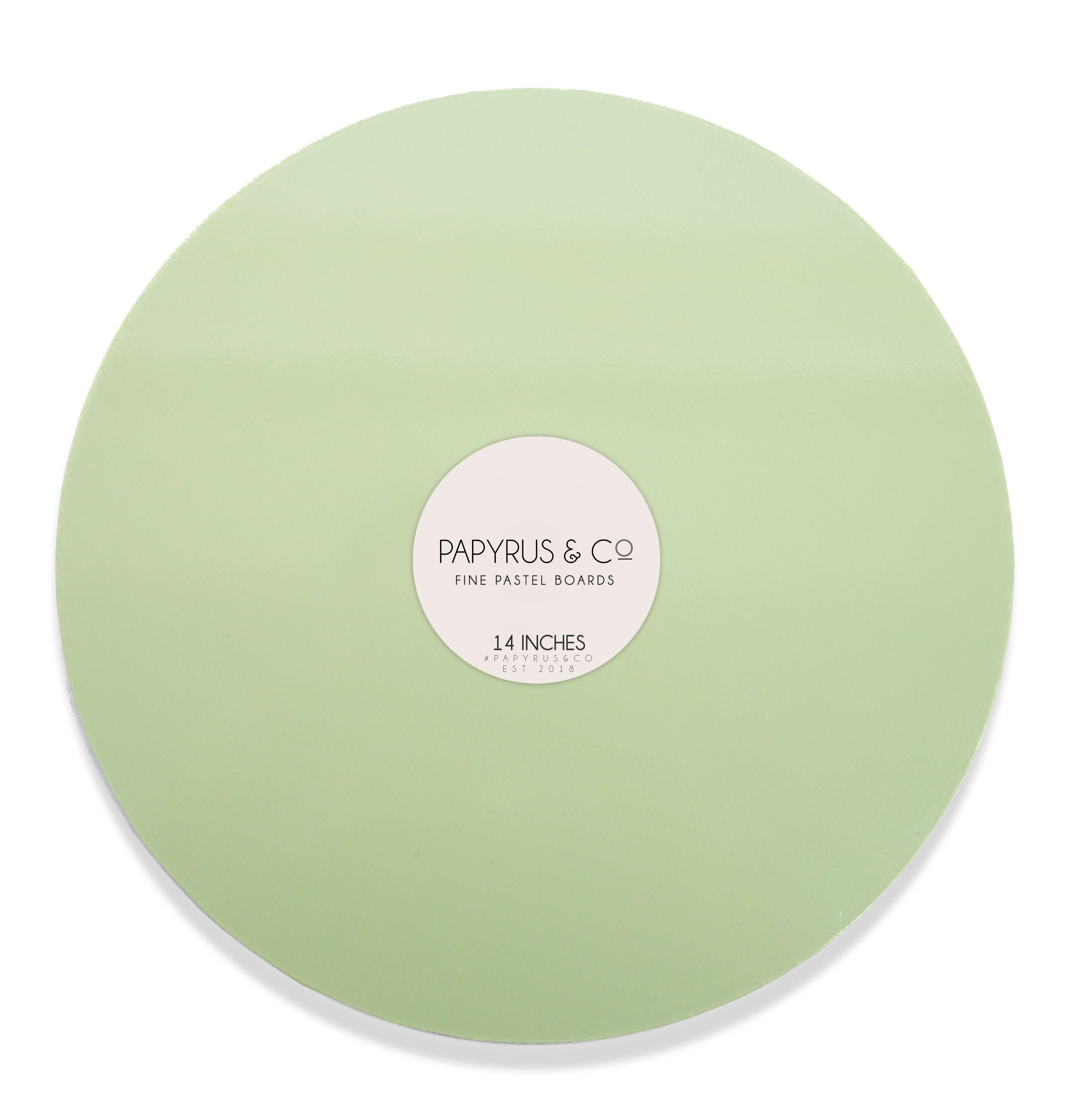 Papyrus Masonite Cake Board Round Pastel Green 14in