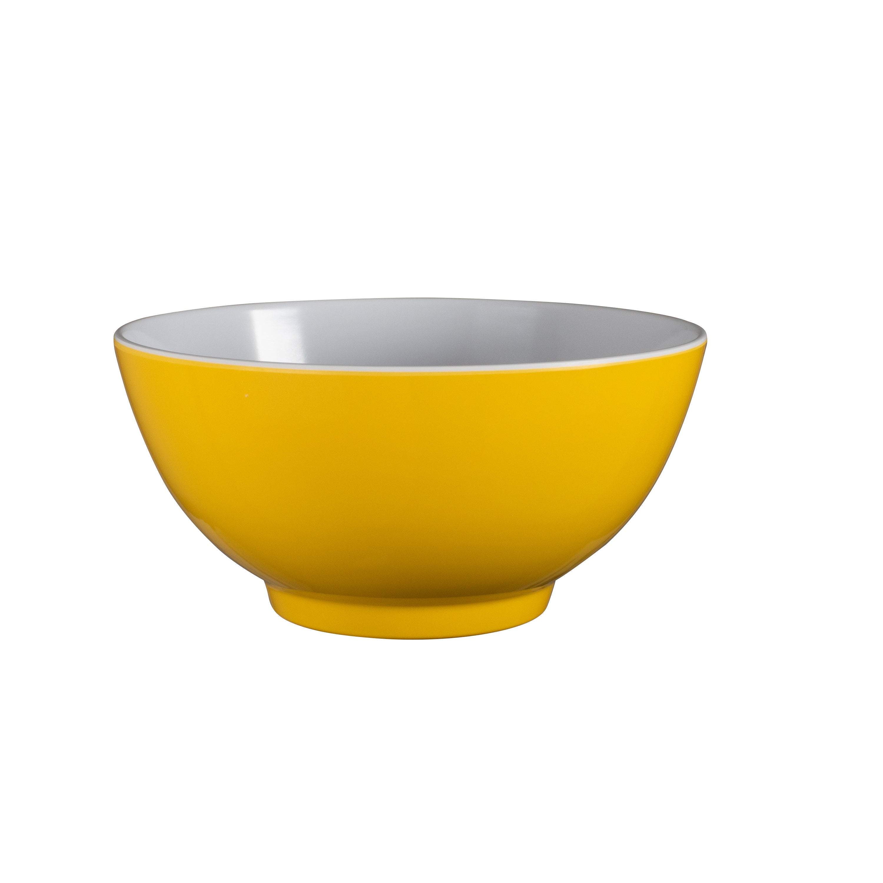 Serroni Two-Tone Melamine Bowl 15cm - Yellow