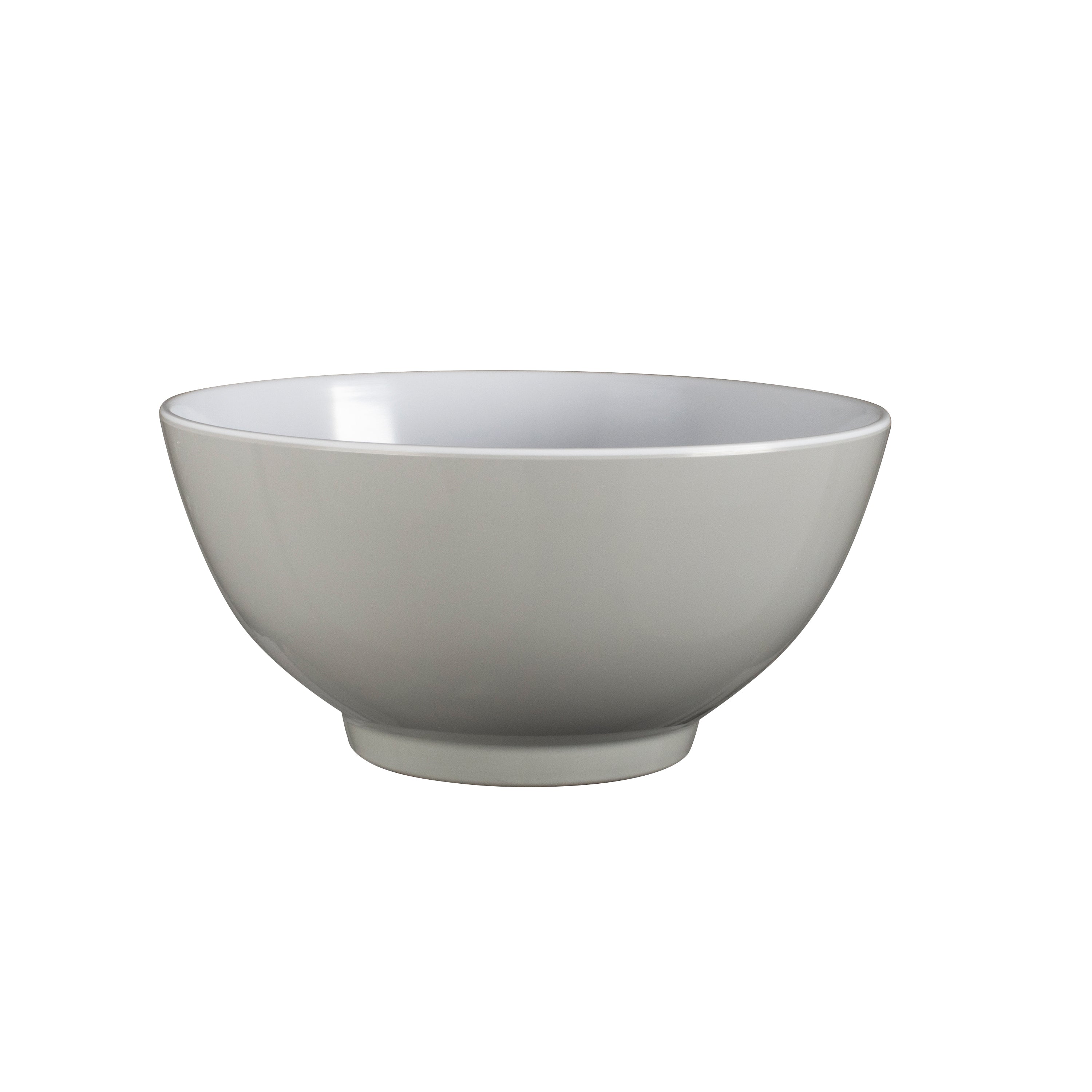 Serroni Two-Tone Melamine Bowl 15cm - Dusty Grey