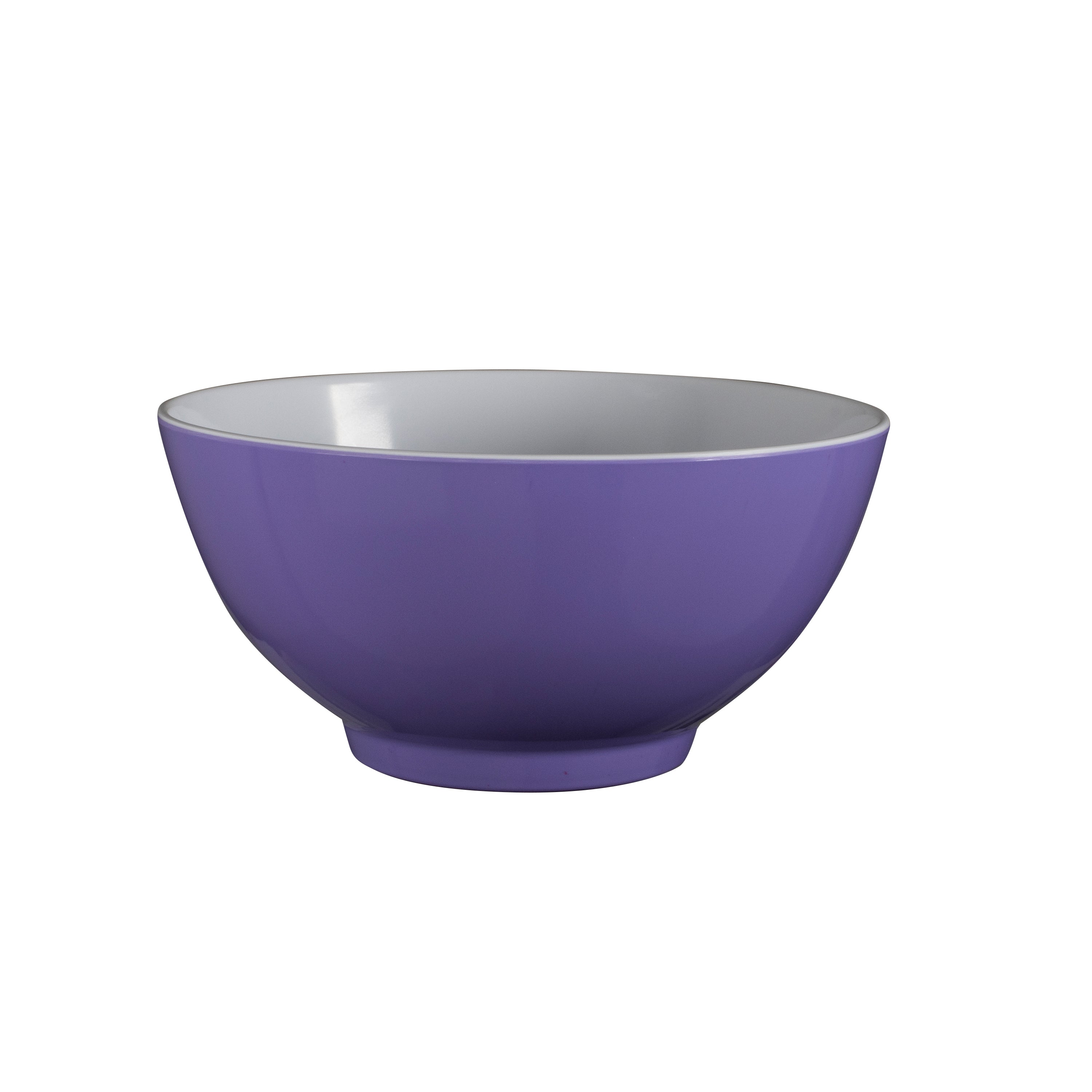 Serroni Two-Tone Melamine Bowl 15cm - Lavender