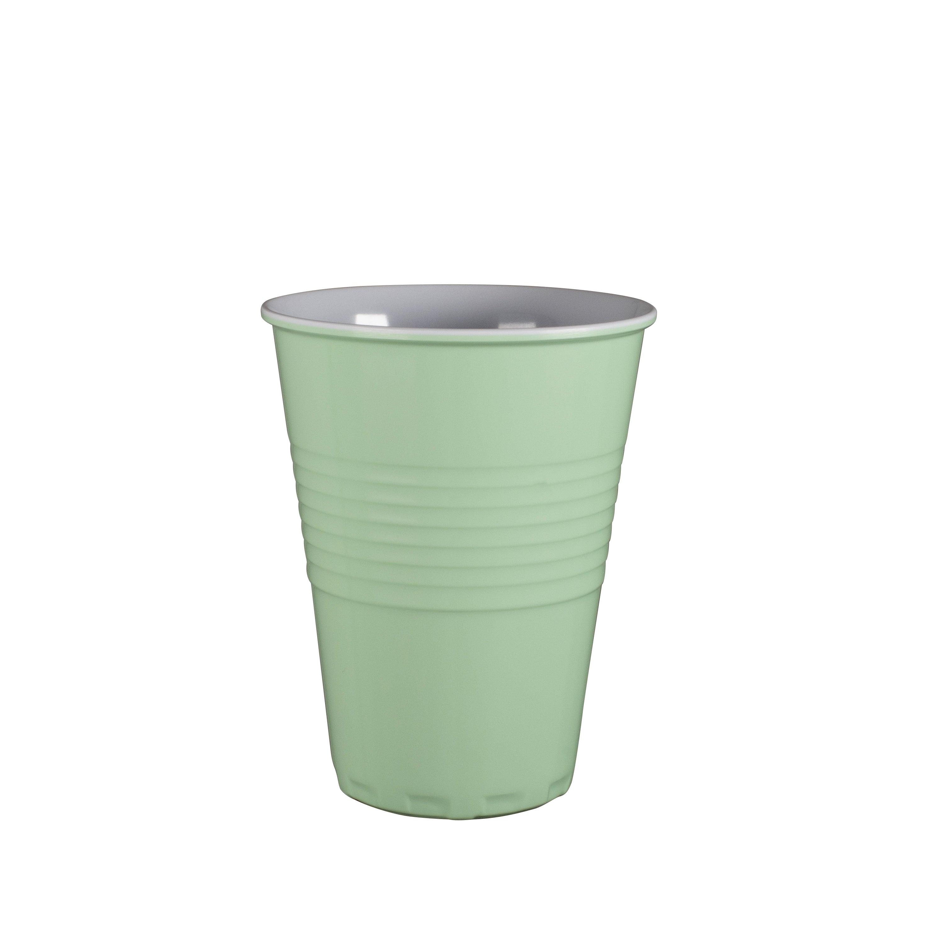 Serroni Miami Two-Tone Melamine Cup (400ml) - Mint