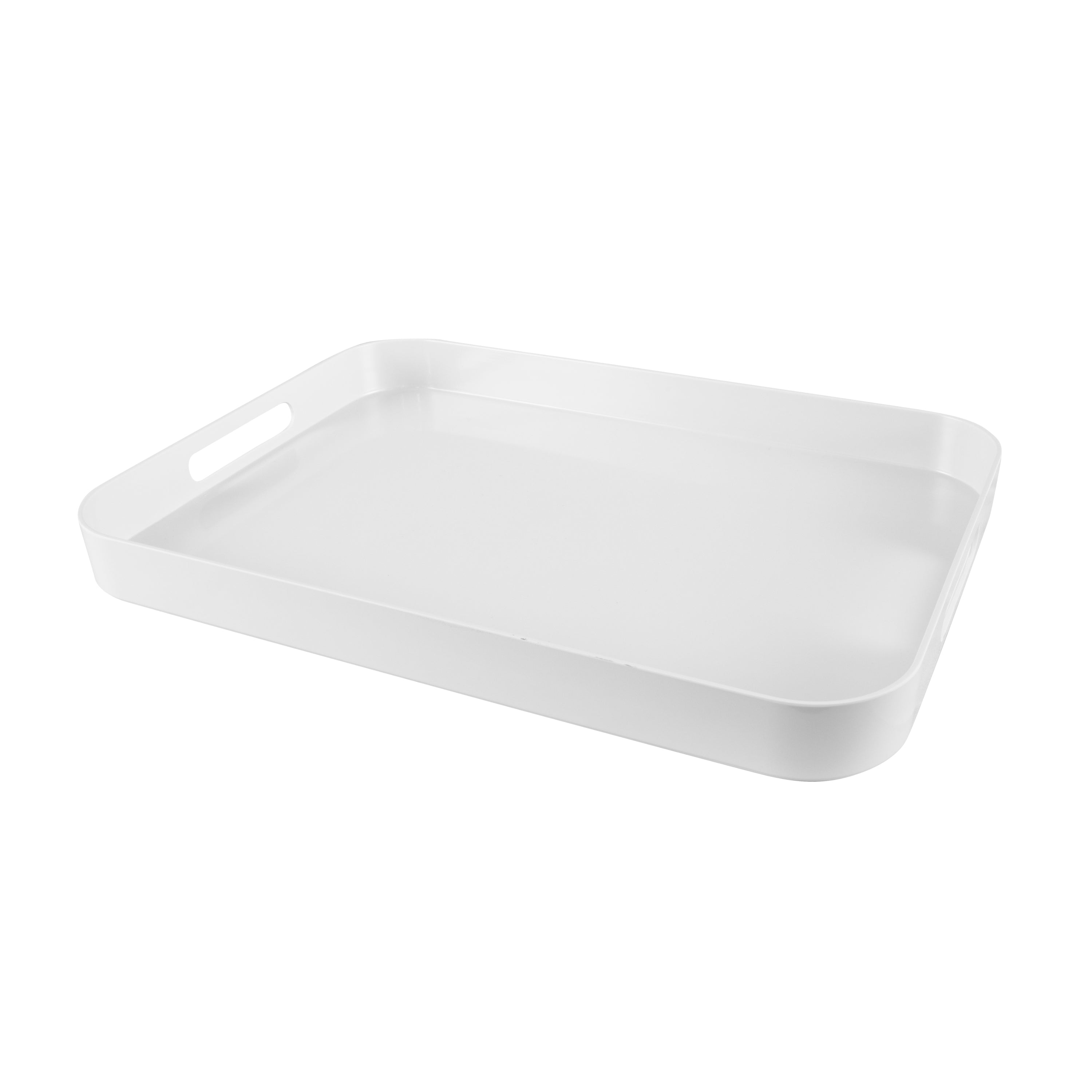 Serroni Melamine Rectangular Tray 49x35cm - White