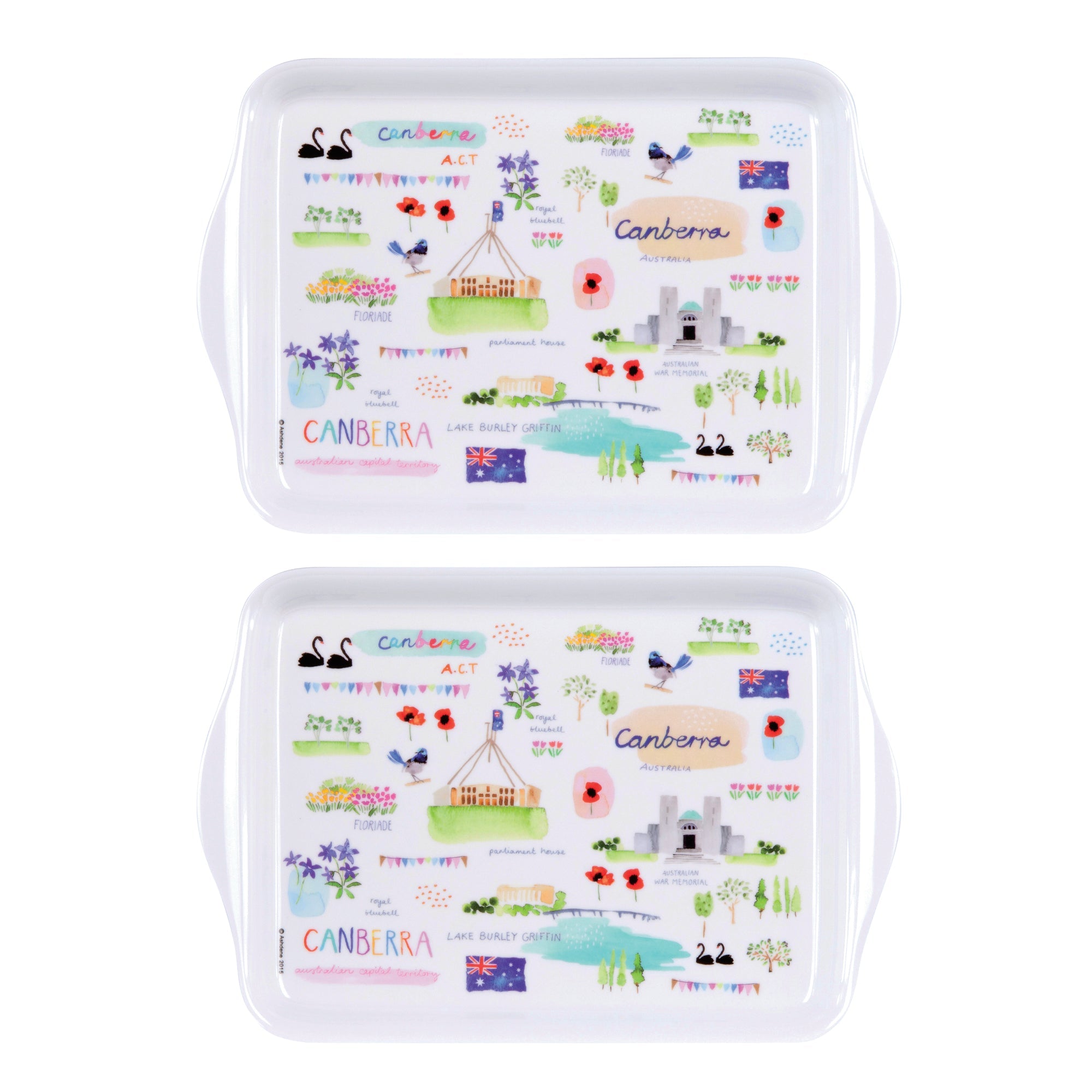 Ashdene Australia Down Under ACT 2pk Scatter Tray